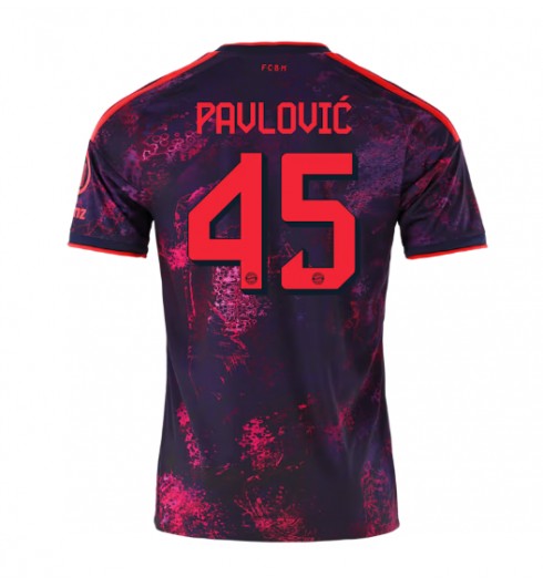 Bayern Munich Aleksandar Pavlovic #45 Alternativní Dres 2026-27 Krátký Rukáv Bayern Munich Aleksandar Pavlovic #45 Alternativní Dres 2026-27 Krátký Rukáv